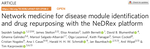 Nature Communications | Network medicine for disease module identification and drug repurposing with the NeDRex platform